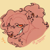 lion fursona doodle